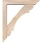 Ekena Millwork Olympic Traditional Smooth Bracket w/ Offset Brace, Douglas Fir, 5 1/2"W x 30"D x 34"H BKT0604X30X34OLY01SDF - alternate 3